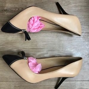 Charlotte Olympia Tasseled Zipper Heels
